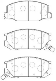 Комплект тормозных колодок AISIN A1N092